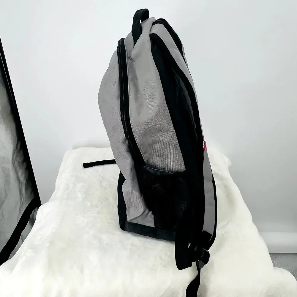 STX Sidewinder Lacrosse Backpack  Gray Black Blue Logo 18'' Tall School Work Gym